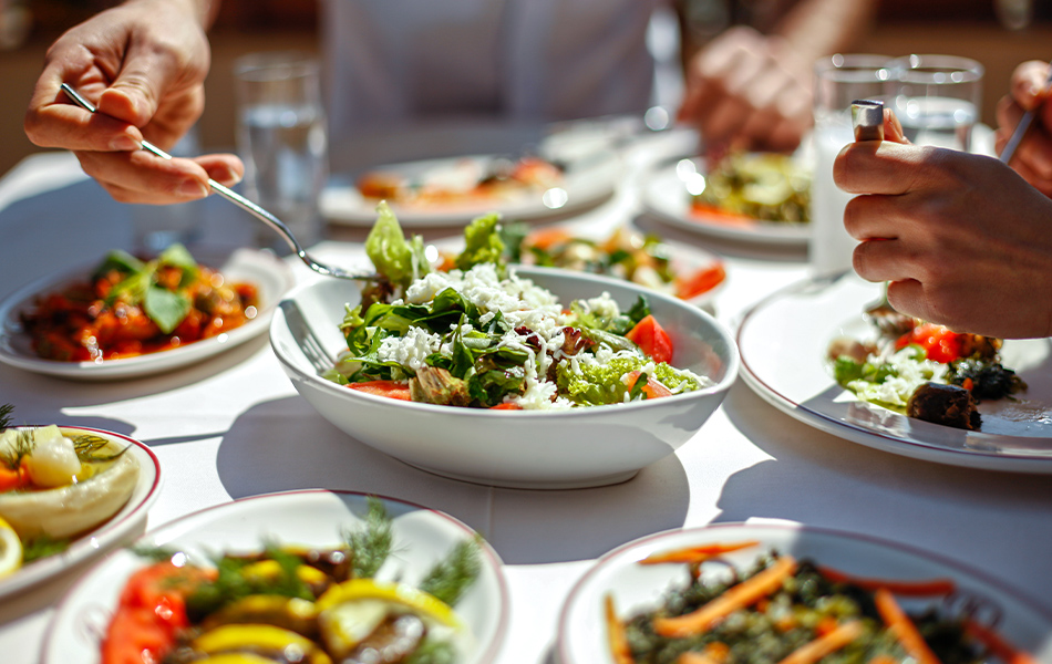 Frische und gesunde Mahlzeiten, helfen Menschen mit Typ 2 Diabetes ihren Diabetes besser im Griff zu haben und abzunehmen.