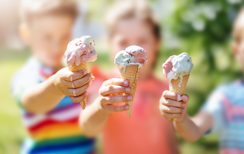 Auch mit Typ 2 Diabetes darf man ab und zu ein Eis genießen.