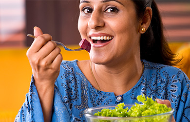 Living with type 2 diabetes and improving your diet.