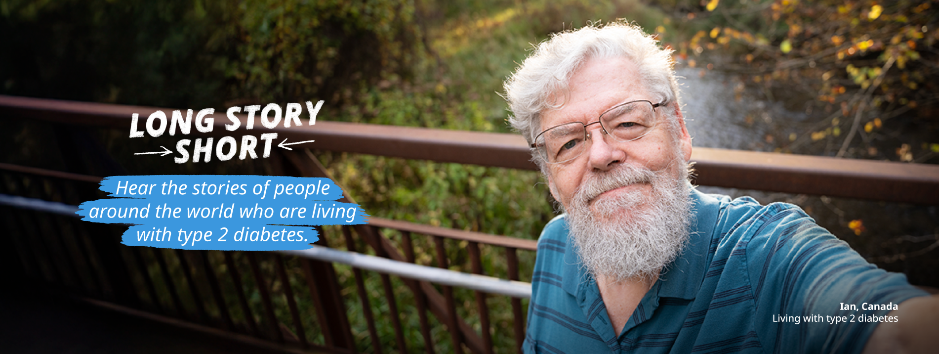 Ian lives with type 2 diabetes in Canada