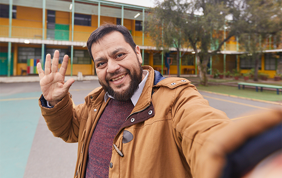 Felipe lives with type 2 diabetes, in Chile