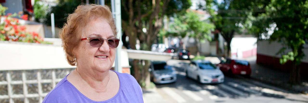 María Regina<br> Simões María vive con diabetes tipo 2<br> Brasil