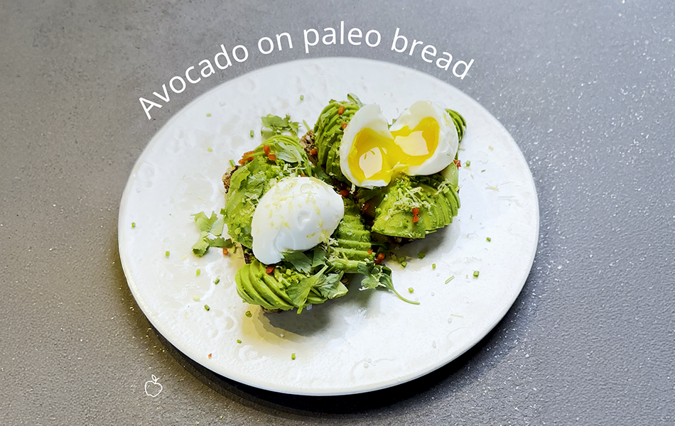 Avocado on Paleo Bread