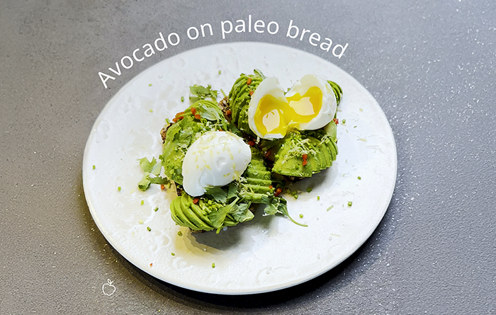 Avocado on Paleo Bread