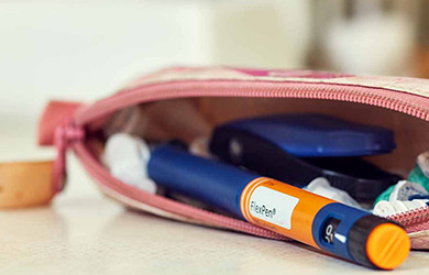 Insulin pen cleaning and care