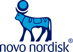 The logo of Novo Nordisk.