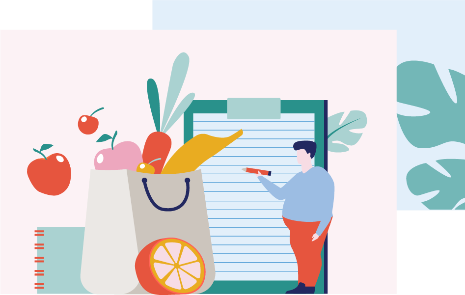 man making a checklist