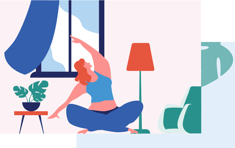 woman doing exercises